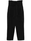 Iro Arrison Pants In Black Wool In Black