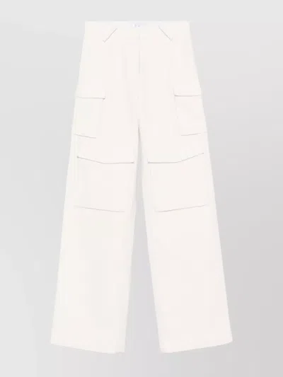 IRO TROUSERS CARGO POCKETS COTTON BLEND