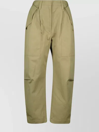 IRO TROUSERS COTTON BLEND WIDE LEG