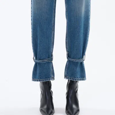 Iro Troy Straight Fit Jeans In Blue
