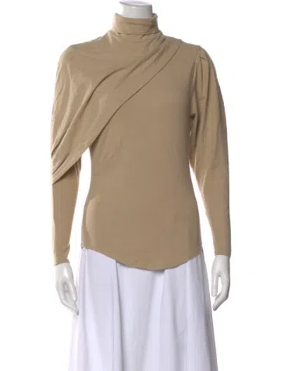 Pre-owned Iro Turtleneck Long Sleeve Top In Neutral