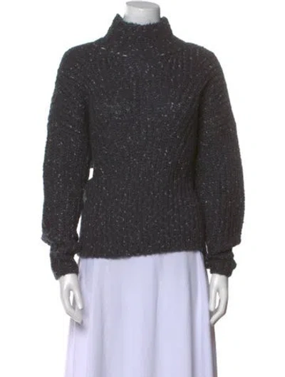 Pre-owned Iro Turtleneck Sweater In Gray