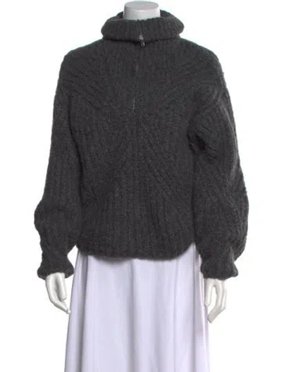 Pre-owned Iro Turtleneck Sweater In Gray