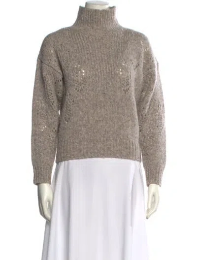 Pre-owned Iro Turtleneck Sweater In Gray