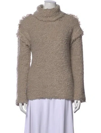 Pre-owned Iro Turtleneck Sweater In Gray