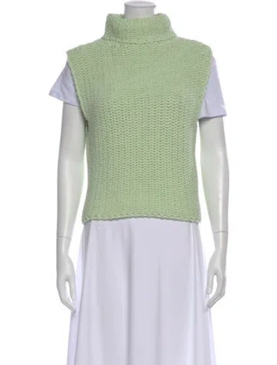 Pre-owned Iro Turtleneck Sweater In Green