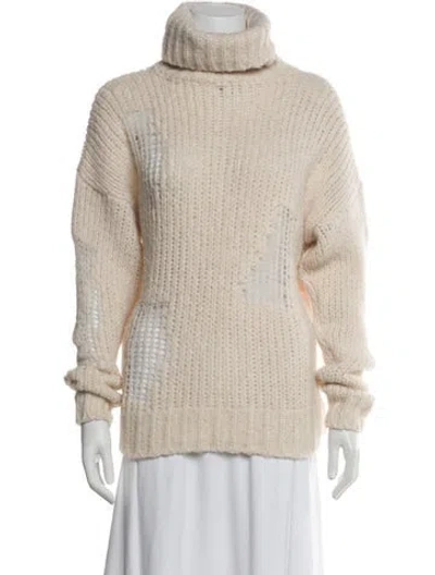 Pre-owned Iro Turtleneck Sweater In Neutral