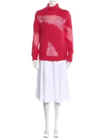 Pre-owned Iro Turtleneck Sweater In Pink