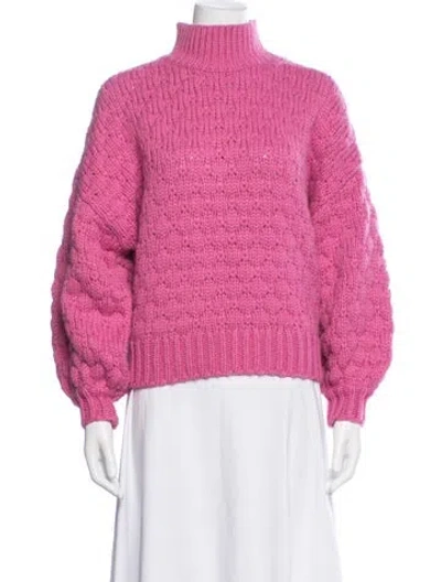 Pre-owned Iro Turtleneck Sweater In Pink