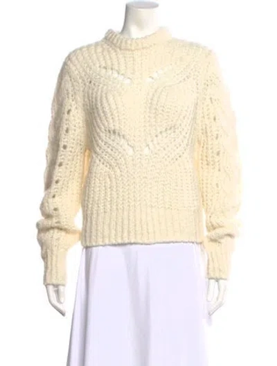 Pre-owned Iro Turtleneck Sweater In White