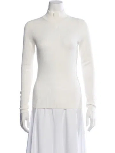Pre-owned Iro Turtleneck Sweater In White