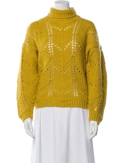 Pre-owned Iro Turtleneck Sweater In Yellow