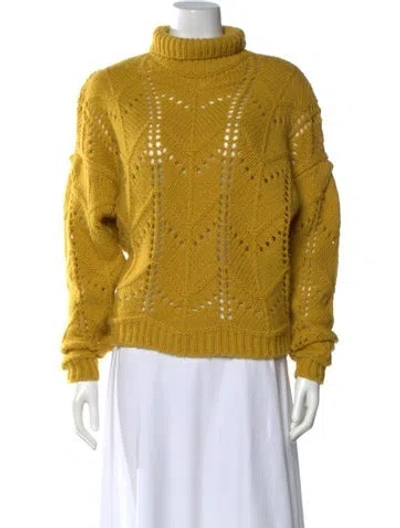 Pre-owned Iro Turtleneck Sweater In Yellow
