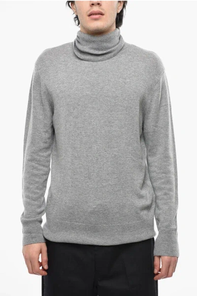 Iro Turtleneck Wool Blend Sweater In Gray