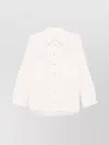 Iro Tweed Collar Top Frayed Hem
