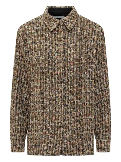 IRO TWEED-EFFECT WOVEN SHIRT