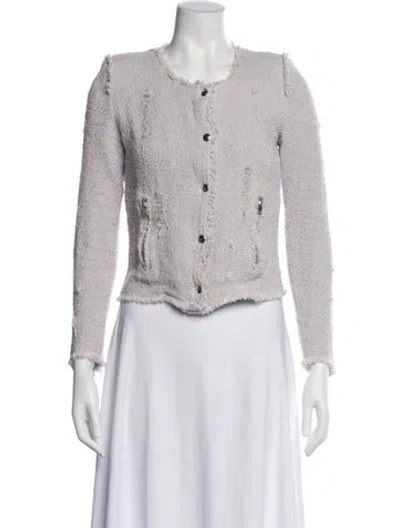 Pre-owned Iro Tweed Jacket In Neutral