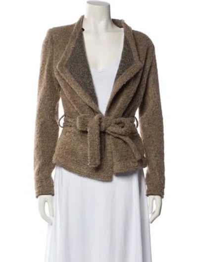 Pre-owned Iro Tweed Pattern Blazer In Neutral