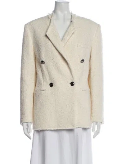 Pre-owned Iro Tweed Pattern Blazer In Neutral