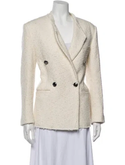 Pre-owned Iro Tweed Pattern Blazer In Neutral
