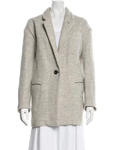 Pre-owned Iro Tweed Pattern Blazer In Neutrals