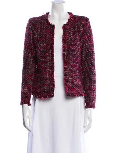 Pre-owned Iro Tweed Pattern Evening Jacket In Multi