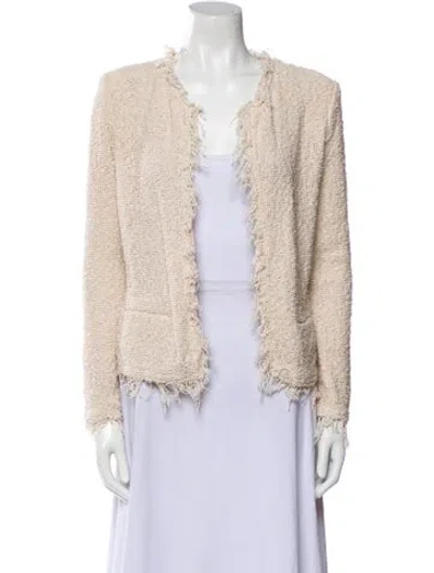 Pre-owned Iro Tweed Pattern Evening Jacket In Multi