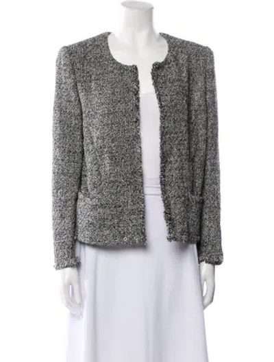 Pre-owned Iro Tweed Pattern Evening Jacket In Multi