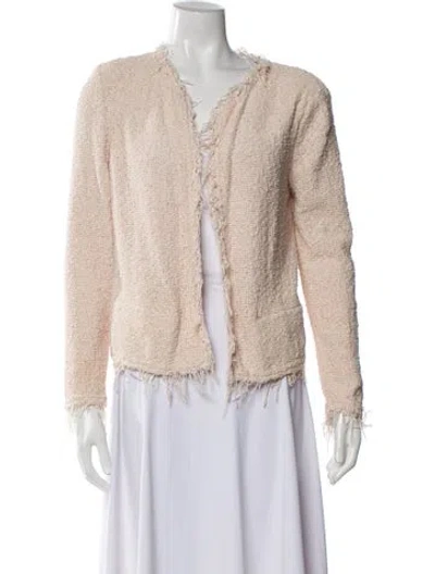 Pre-owned Iro Tweed Pattern Evening Jacket In Multi
