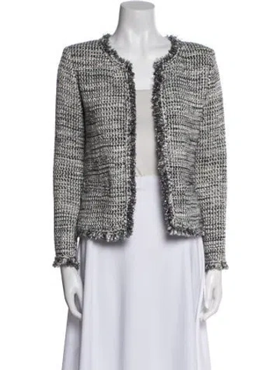 Pre-owned Iro Tweed Pattern Evening Jacket In Multi