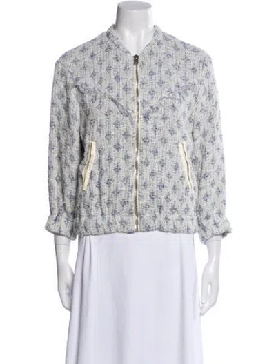 Pre-owned Iro Tweed Pattern Evening Jacket In Multi