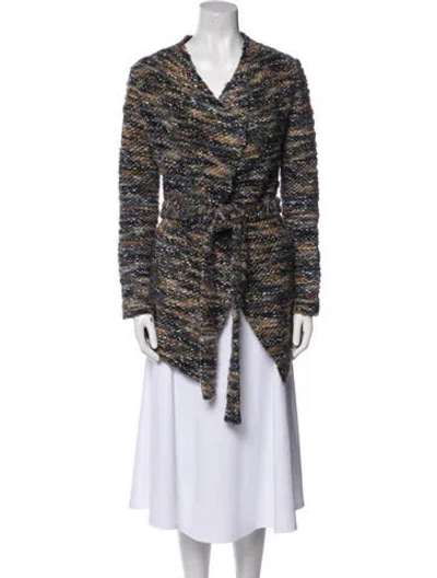 Pre-owned Iro Tweed Pattern Evening Jacket In Multi