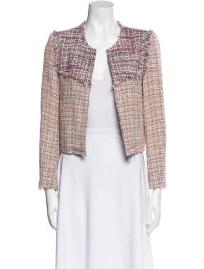 Pre-owned Iro Tweed Pattern Evening Jacket In Multi