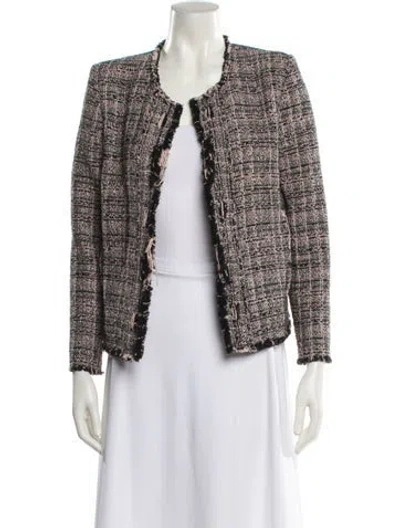 Pre-owned Iro Tweed Pattern Evening Jacket In Multi