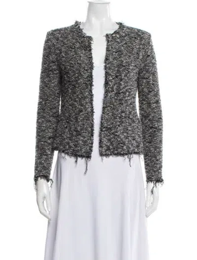 Pre-owned Iro Tweed Pattern Evening Jacket In Multi