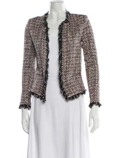 Pre-owned Iro Tweed Pattern Evening Jacket In Multi