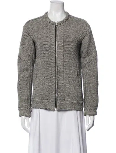 Pre-owned Iro Tweed Pattern Evening Jacket In Neutral