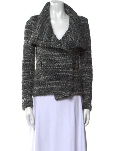 Pre-owned Iro Tweed Pattern In Gray