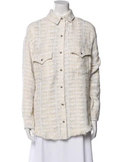 Pre-owned Iro Tweed Pattern Jacket