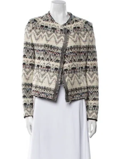 Pre-owned Iro Tweed Pattern Jacket