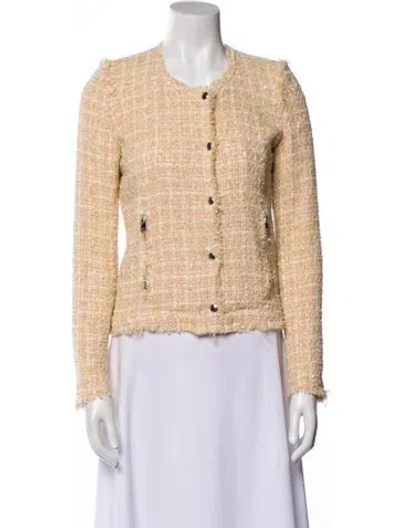 Pre-owned Iro Tweed Pattern Jacket