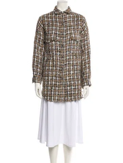 Pre-owned Iro Tweed Pattern Jacket
