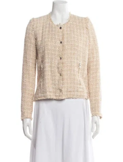 Pre-owned Iro Tweed Pattern Jacket