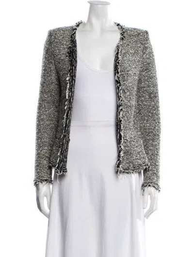 Pre-owned Iro Tweed Pattern Jacket In Black/neutrals