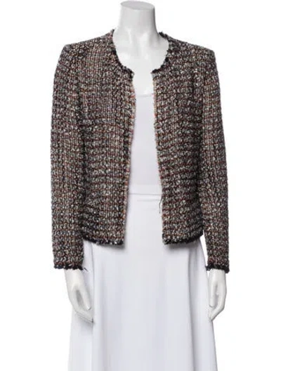 Pre-owned Iro Tweed Pattern Jacket In Multi