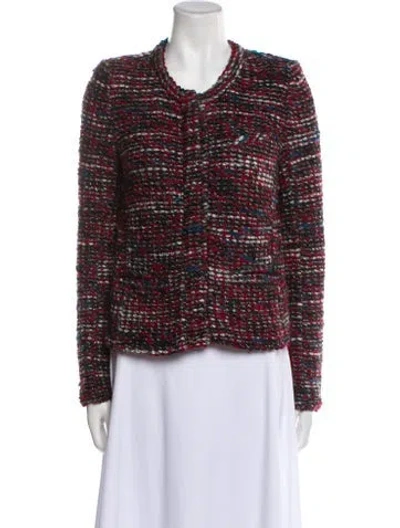 Pre-owned Iro Tweed Pattern Jacket In Multi