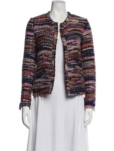Pre-owned Iro Tweed Pattern Jacket In Multi