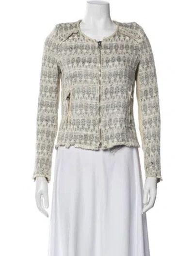 Pre-owned Iro Tweed Pattern Jacket In Multi