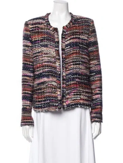 Pre-owned Iro Tweed Pattern Jacket In Multi