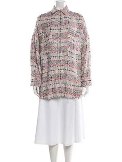 Pre-owned Iro Tweed Pattern Jacket In Multi